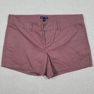 Gap Shorts Hadley Women's Size 10 Gray & Pink Arrows 100% Cotton Twill